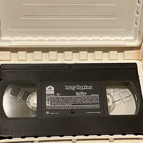 Disney Masterpiece Collection Mary Poppins VHS - Picture 4 of 6